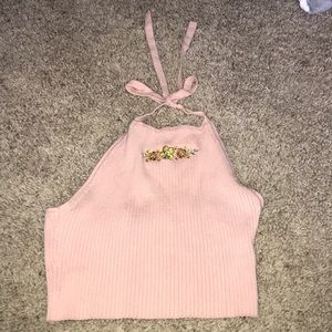 halter crop top